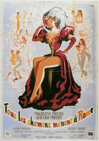 Все дороги ведут в Рим (1949) — постер