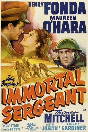Бессмертный сержант (1943) — постер